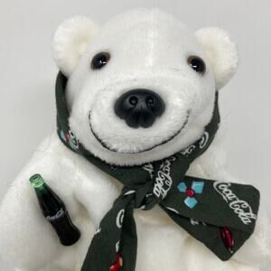 Coca Cola Polar Bear Plush 1998 Vintage